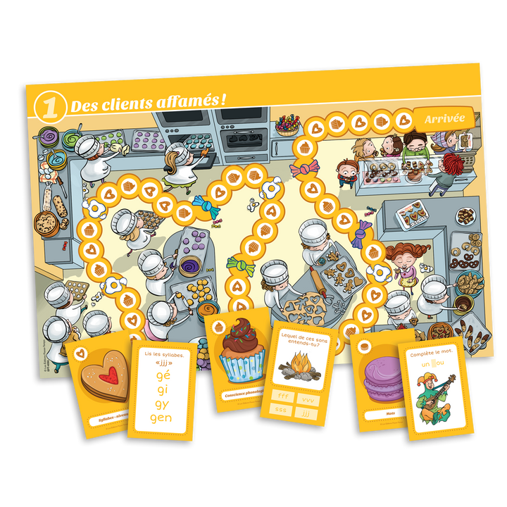 Des clients affamés! (phonèmes f/v/s/z/ch/j)