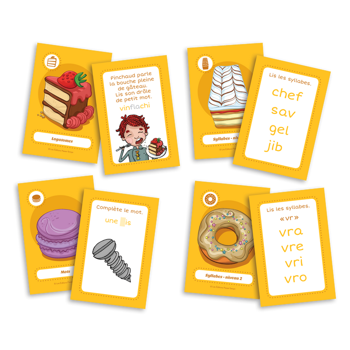 Des clients affamés! (phonèmes f/v/s/z/ch/j)