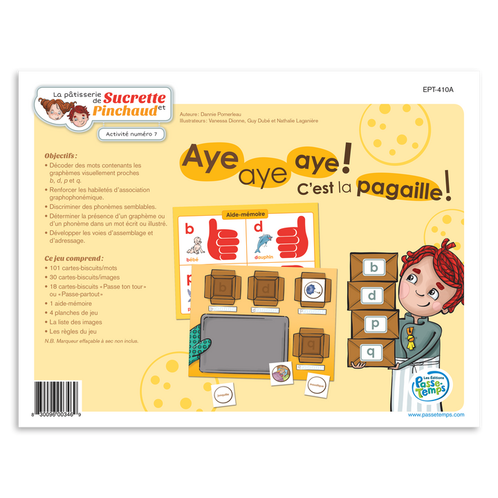 Aye, aye, aye! C'est la pagaille! «b», «d», «p» et «q»