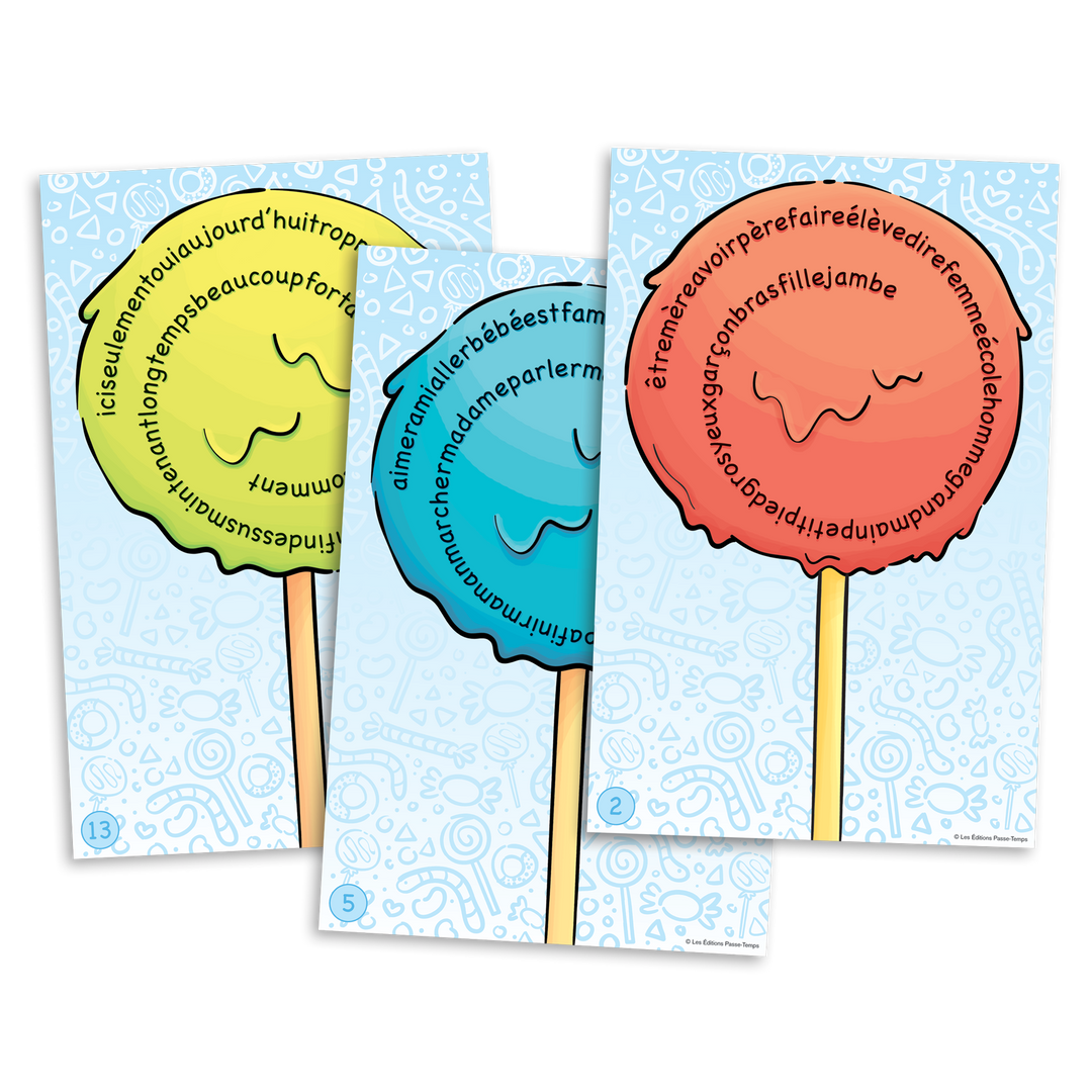 Les sucettes fondues!