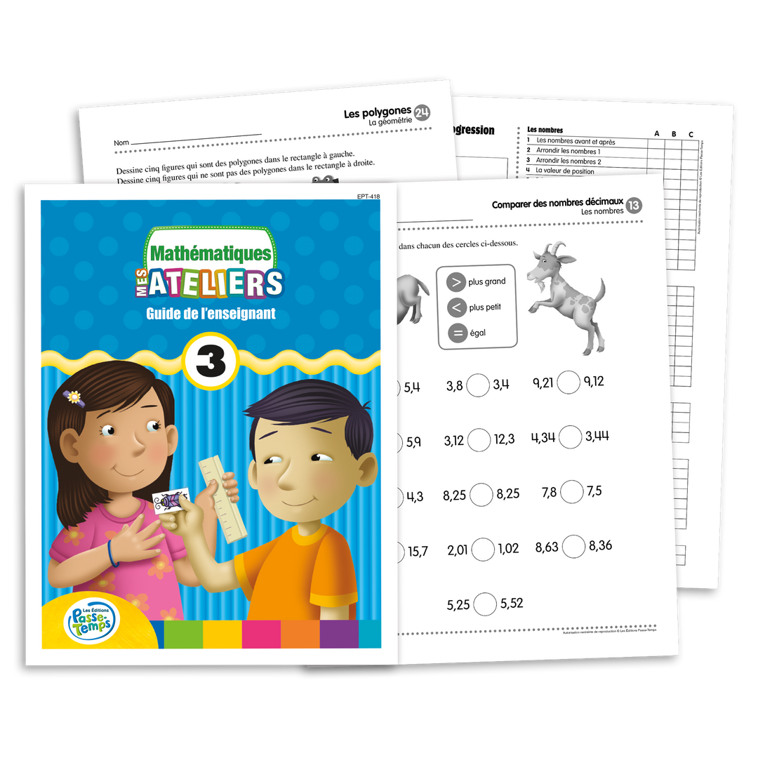 Mes ateliers : Mathématiques 3