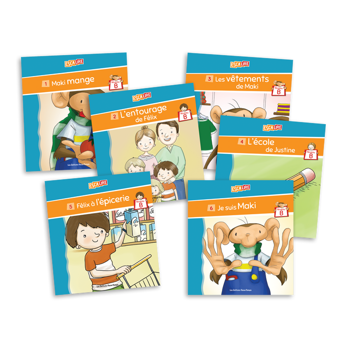 Escalire - Niveau B - Livres 1 à 6
