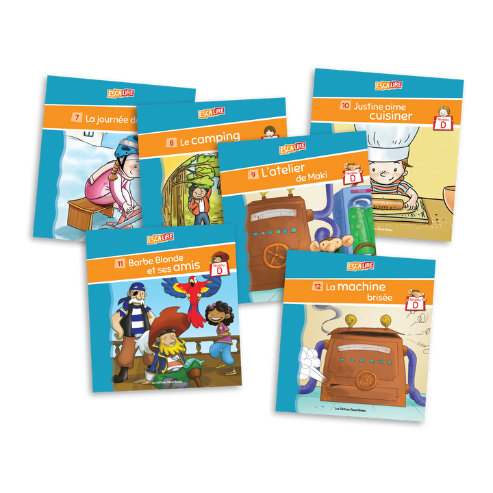 Escalire - Niveau D - Livres 7 à 12