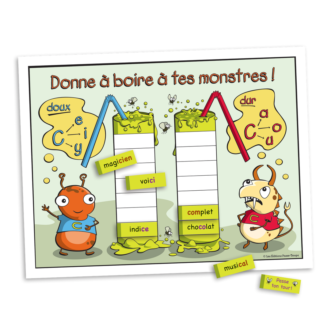 Les monstres C doux et C dur