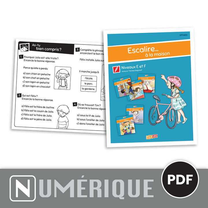Escalire... à la maison - Ensemble E et F - Version numérique