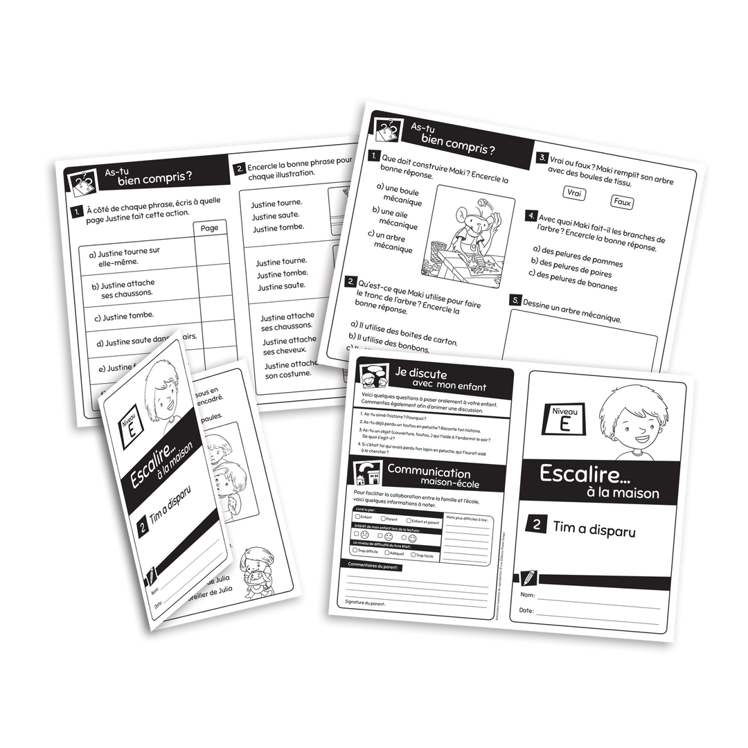 Escalire... à la maison - Ensemble E et F - Version numérique