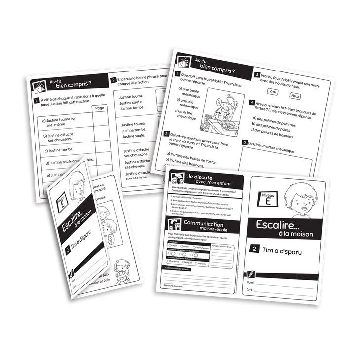 Escalire... à la maison - Ensemble E et F - Version numérique