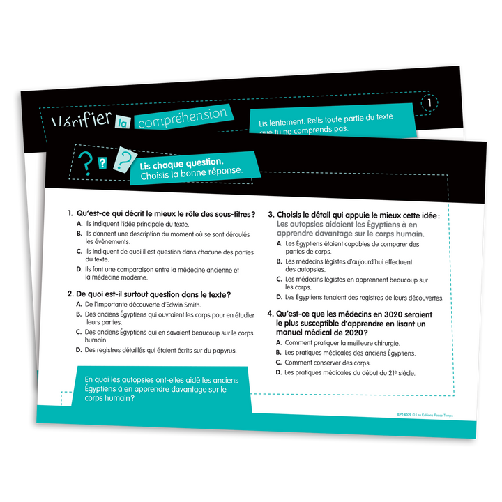 Habile à lire - 6e année