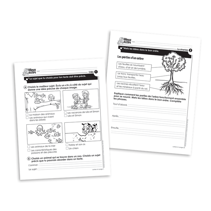 Mieux écrire - 2e année - Cahier A - Version numérique
