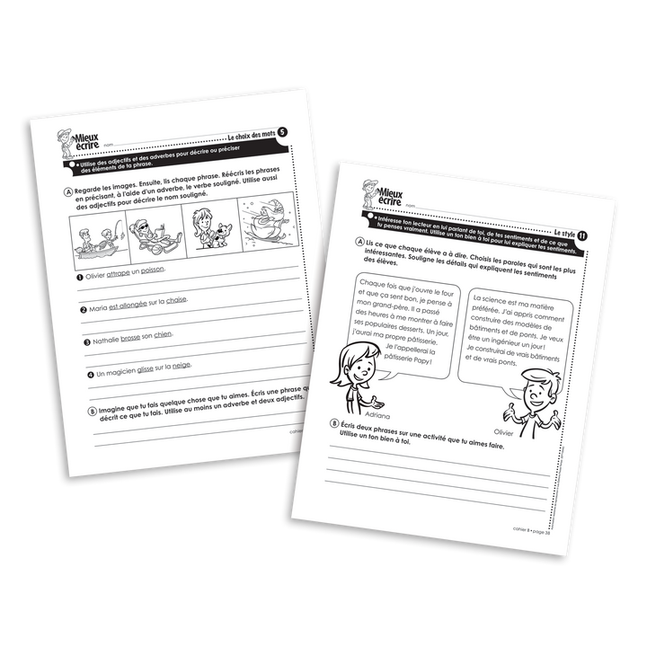 Mieux écrire - 4e année - Cahier B - Version numérique