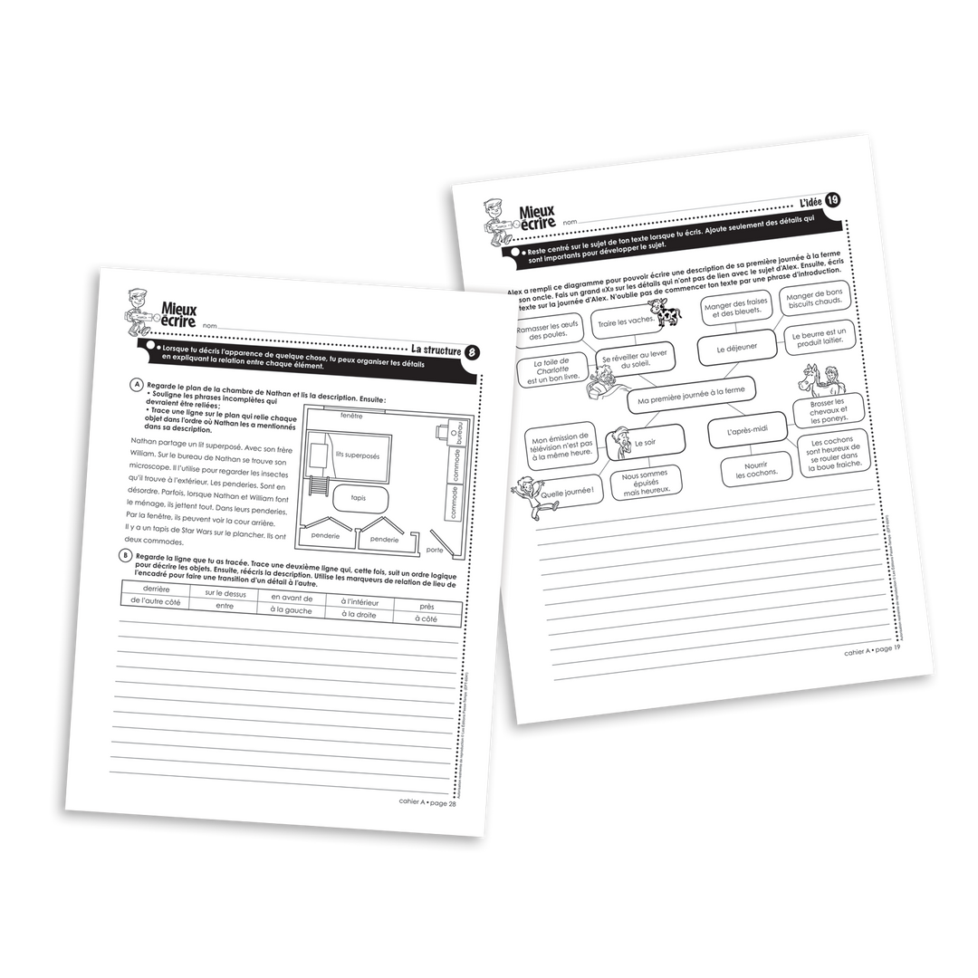 Mieux écrire - 5e année - Cahier A - Version numérique