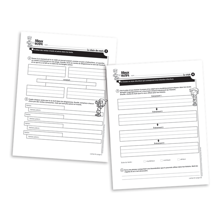 Mieux écrire - 5e année - Cahier B - Version numérique