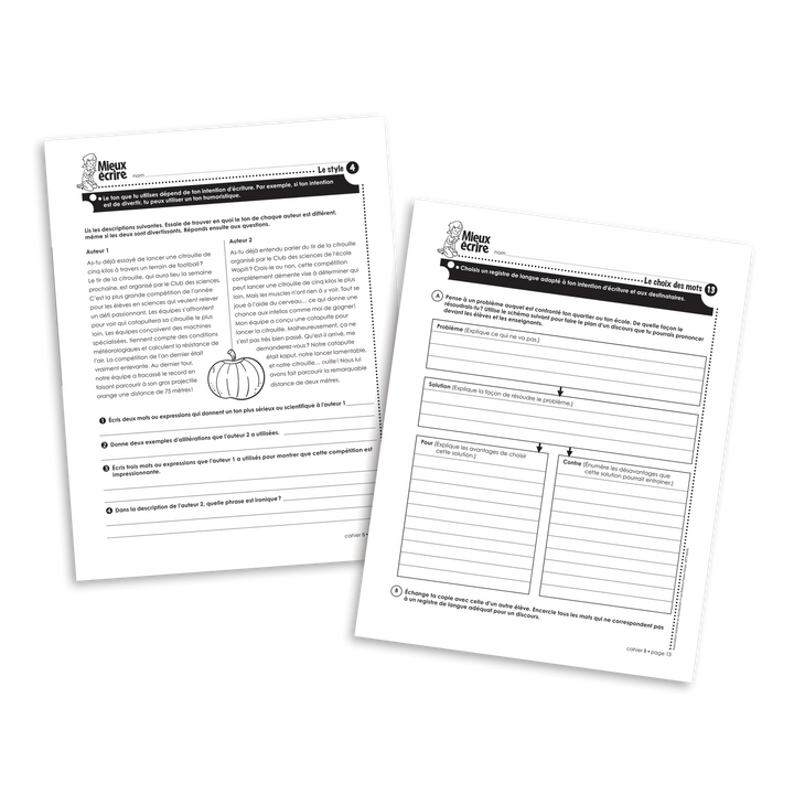 Mieux écrire - 6e année - Cahier B - Version numérique