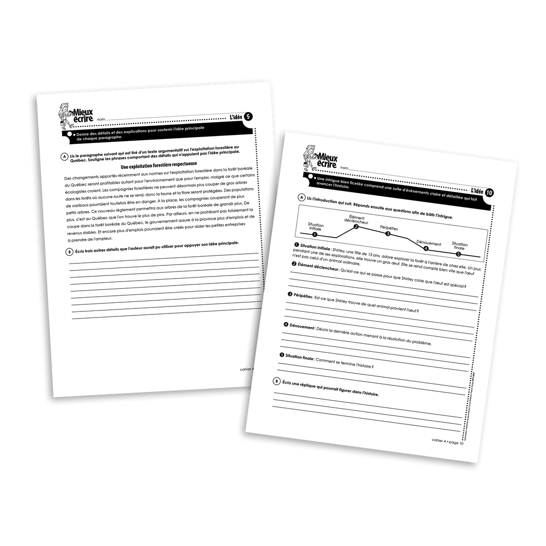 Mieux écrire - 2e secondaire - Cahier A - Version numérique