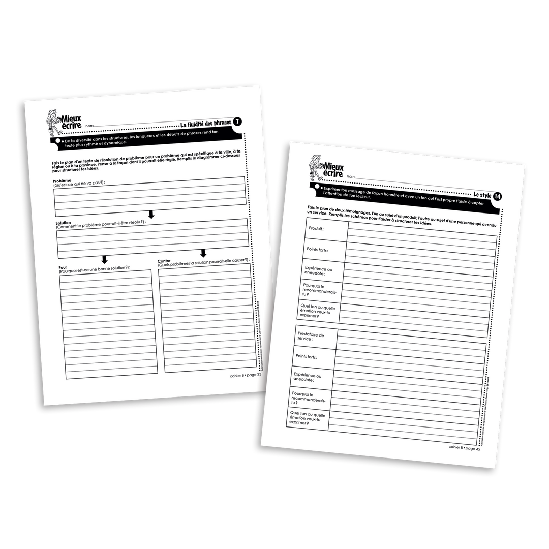 Mieux écrire - 2e secondaire - Cahier B - Version numérique