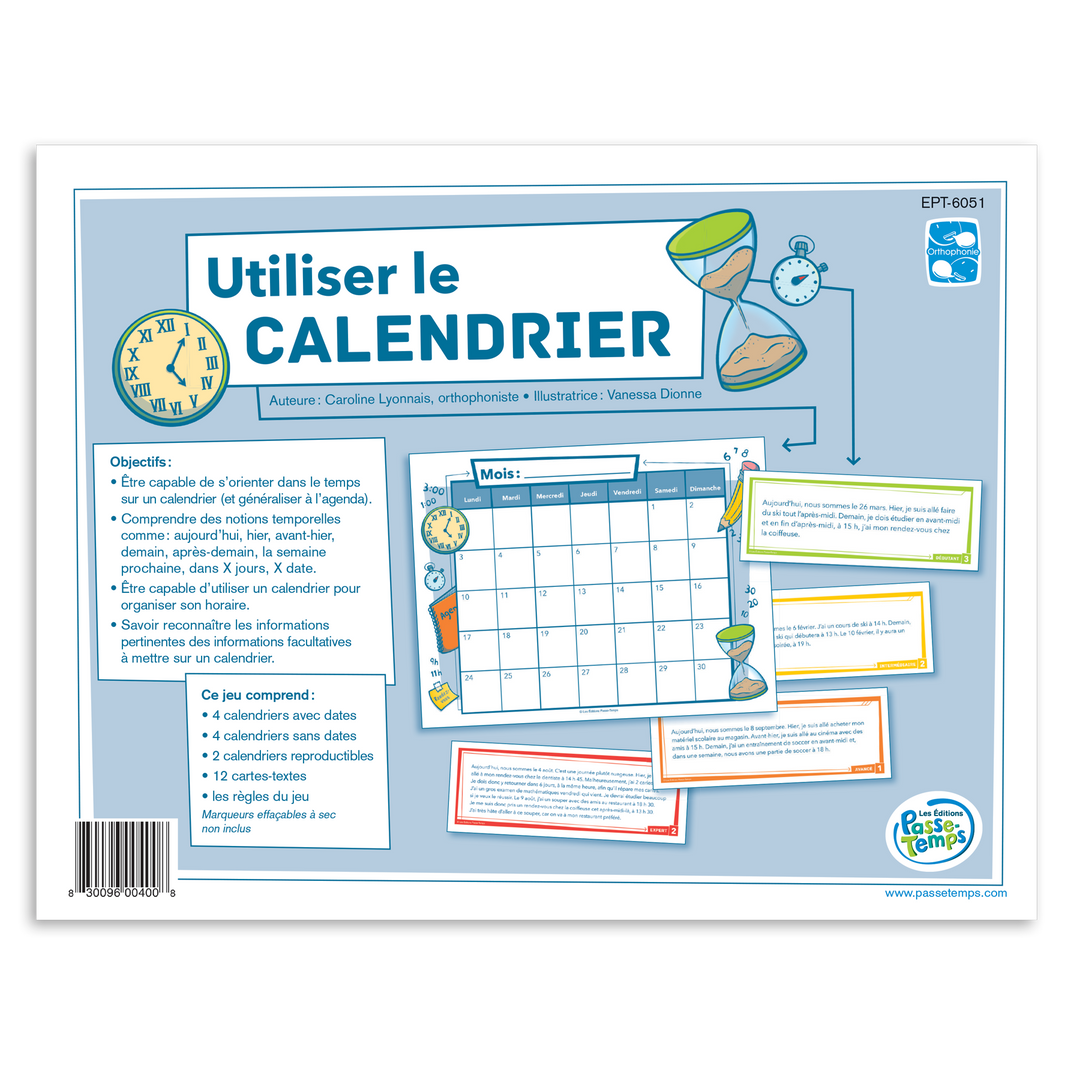 Utiliser le calendrier
