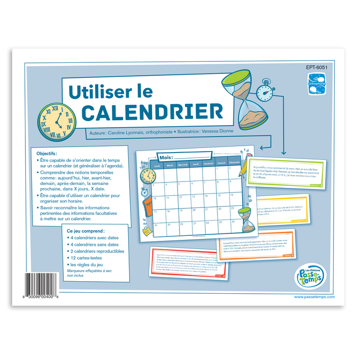 Utiliser le calendrier