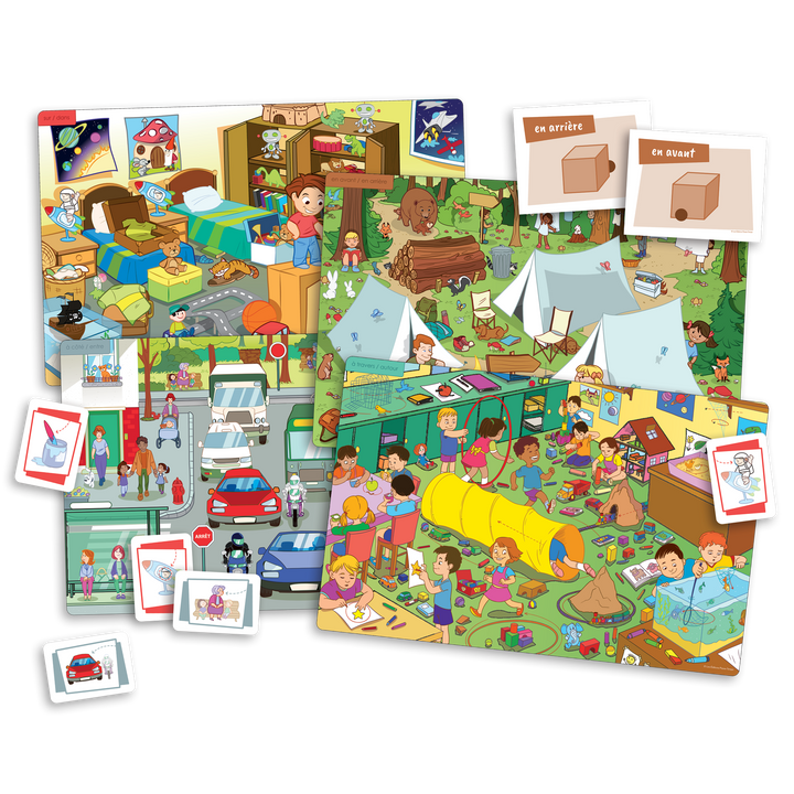 Cherche et trouve - Les notions spatiales