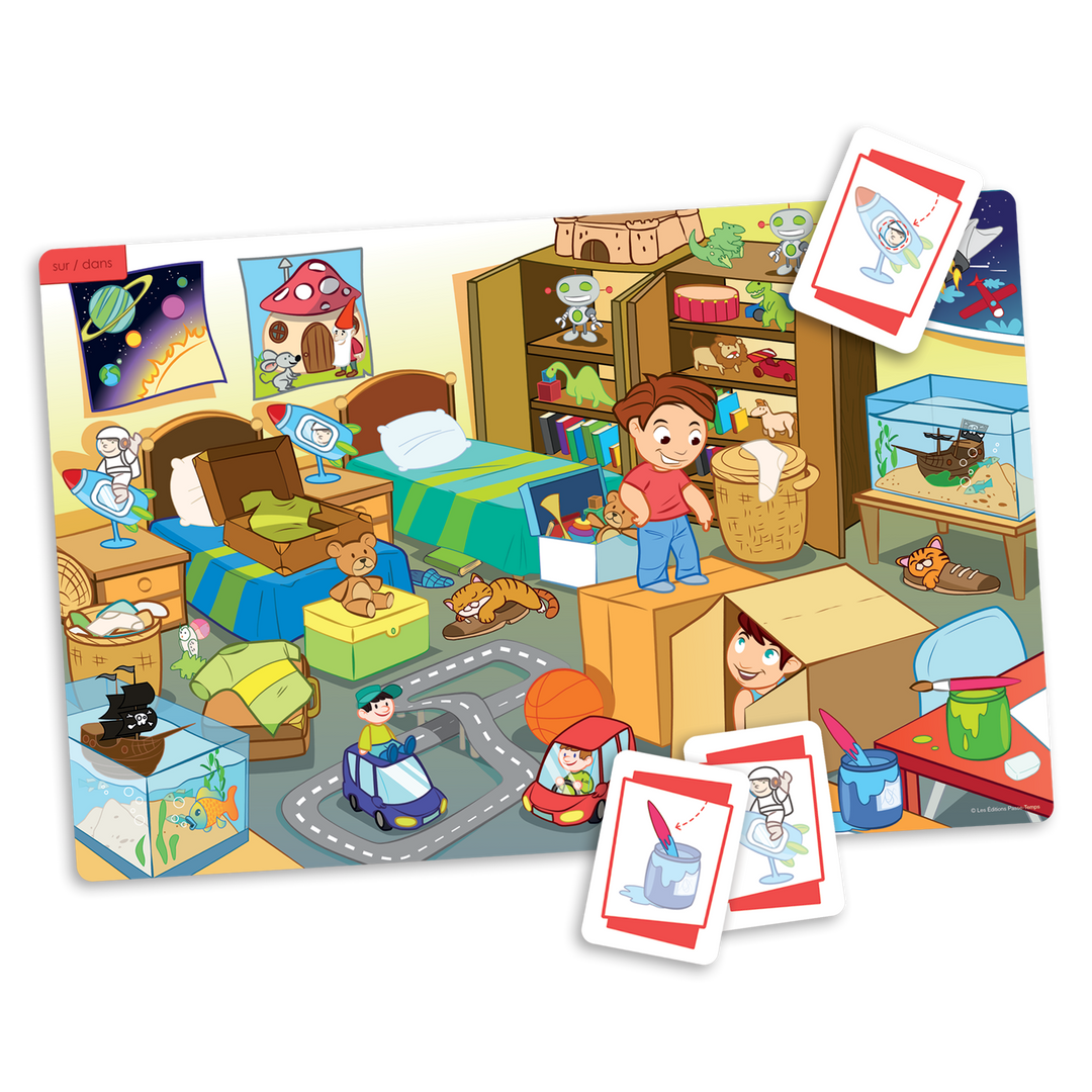 Cherche et trouve - Les notions spatiales