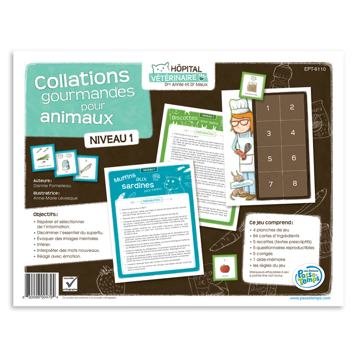 Collations gourmandes pour animaux