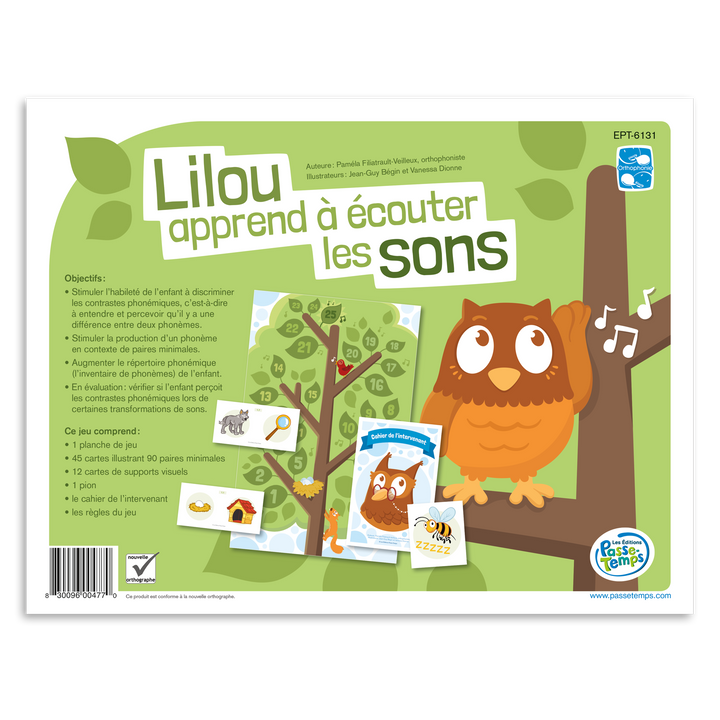 Lilou apprend à écouter les sons