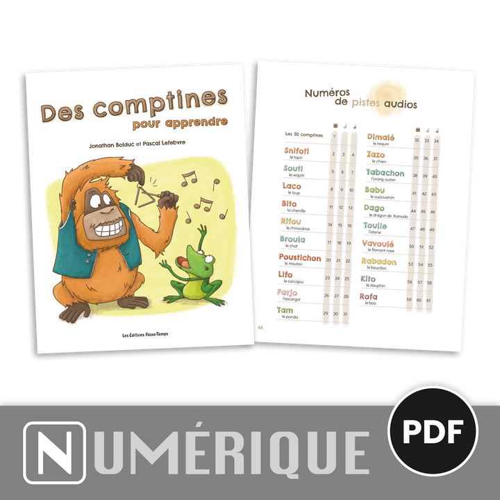 Des comptines pour apprendre (Version numérique)