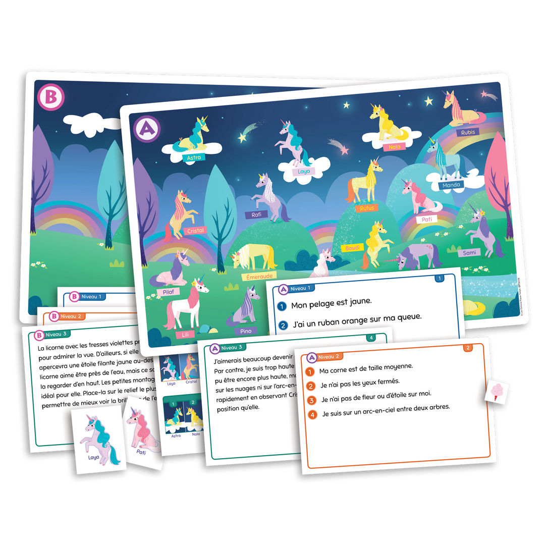 Licornes en liberté