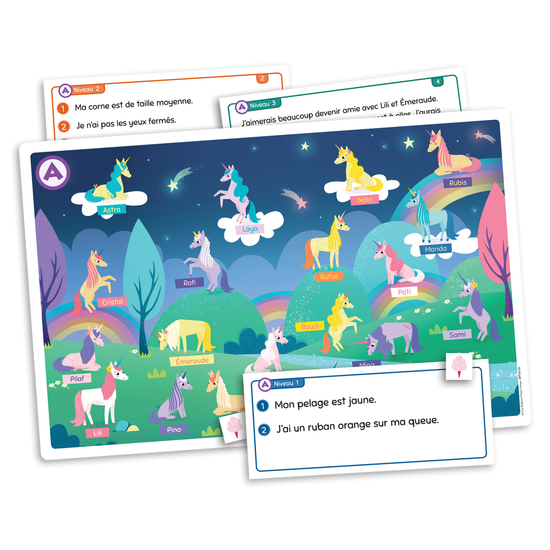 Licornes en liberté