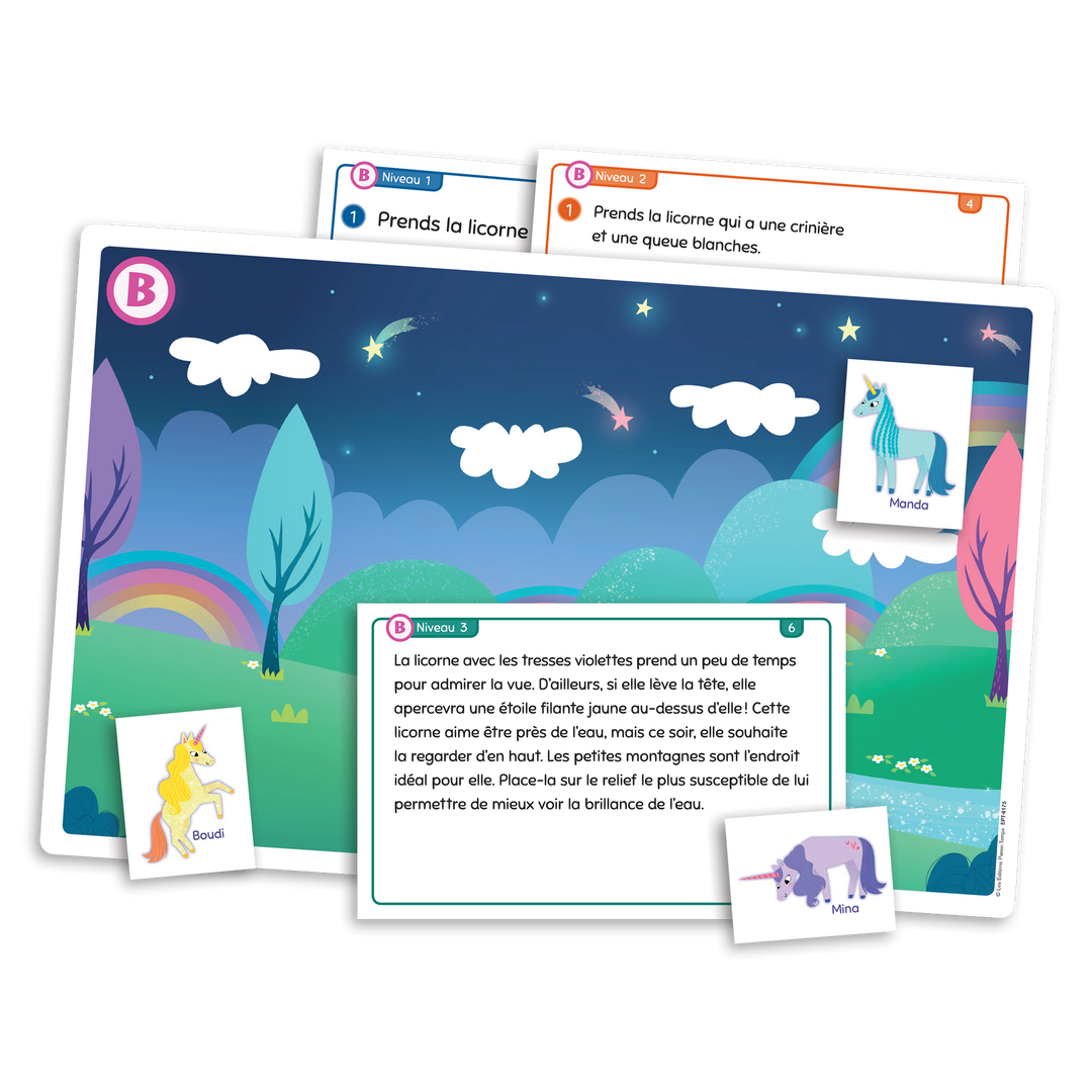 Licornes en liberté