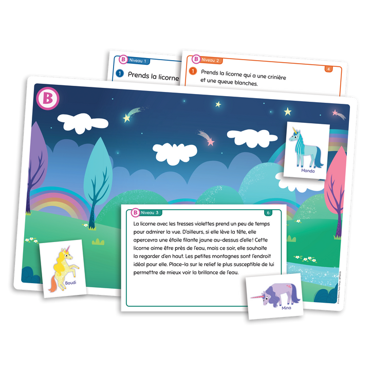 Licornes en liberté