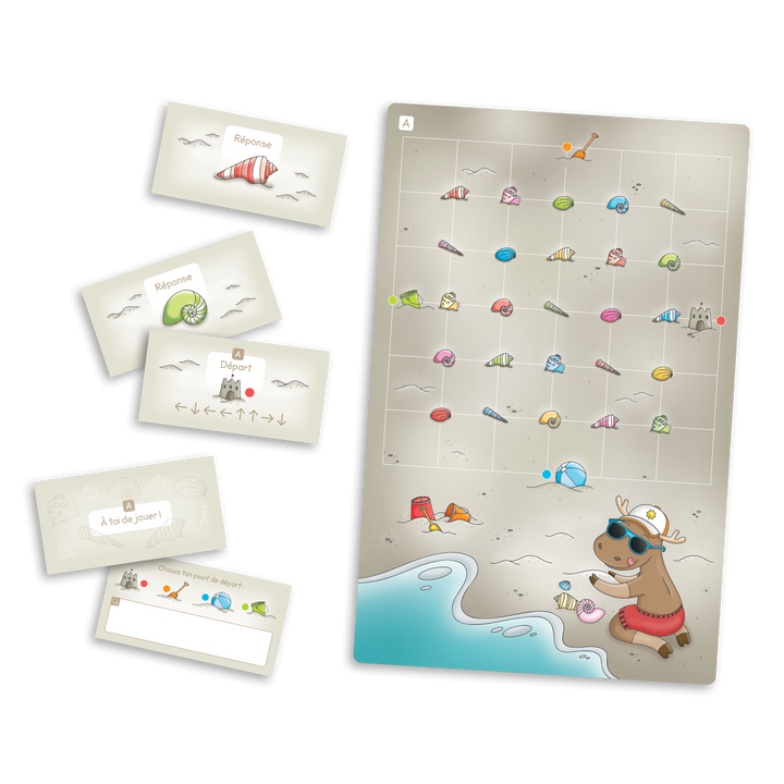 Coquillages en écran