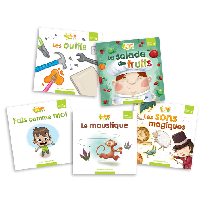 InteraLire - Niveau C - Livres 1 à 5