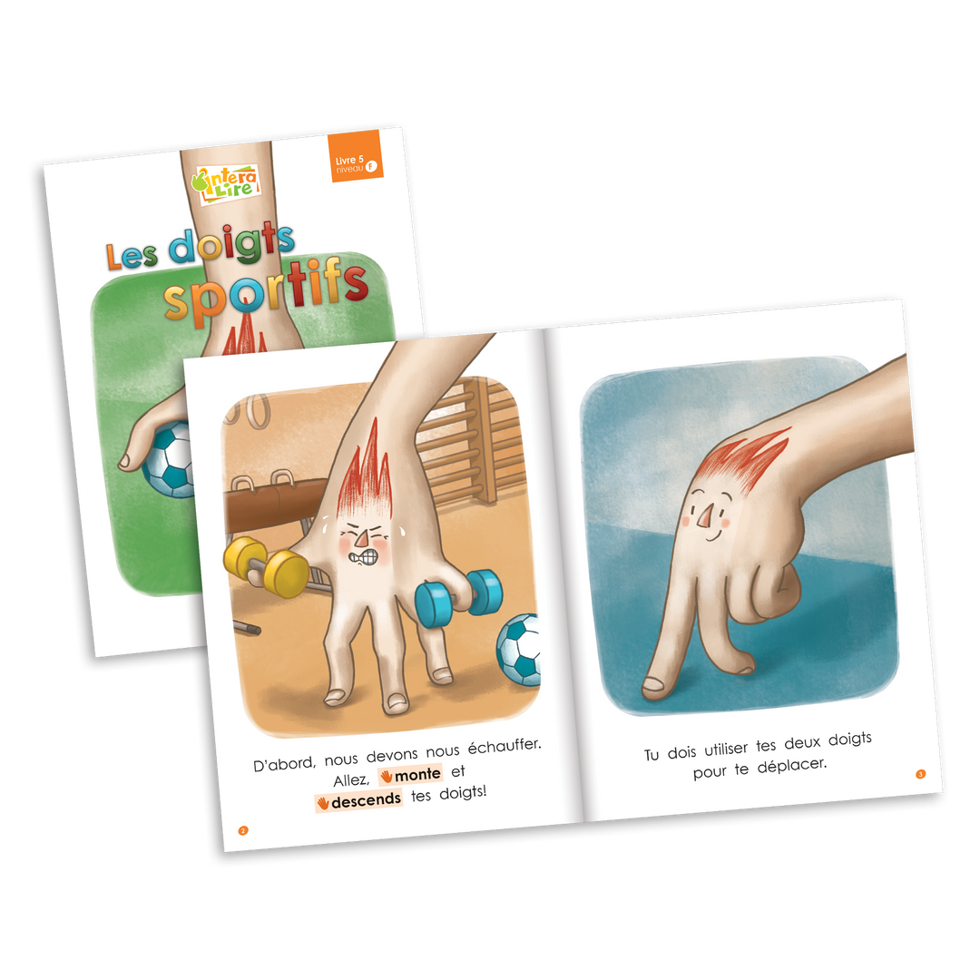 InteraLire - Niveau F - Livres 1 à 5