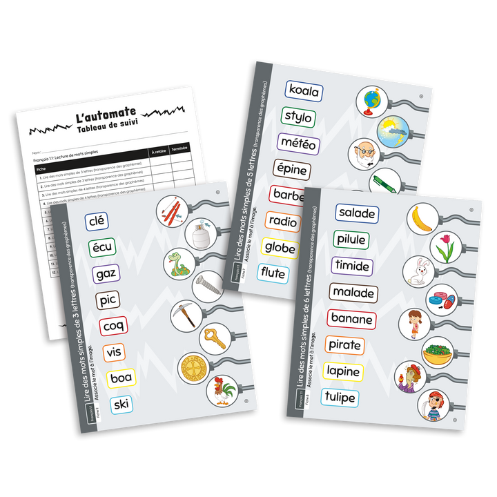 L'automate - Français 1.1 Lecture de mots simples