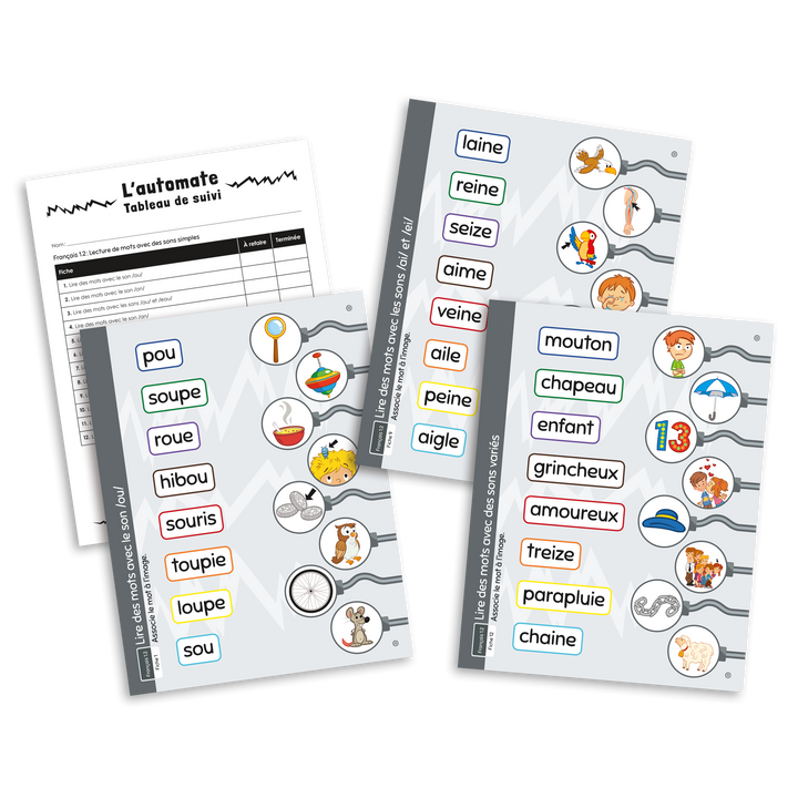 L'automate - Français 1.2 Lecture de mots avec des sons simples