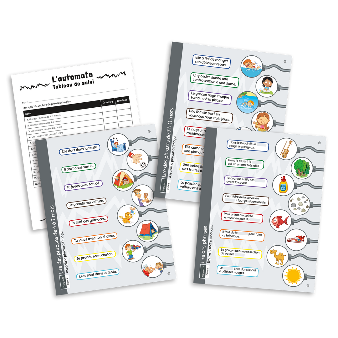 L'automate - Français 1.5 Lecture de phrases simples