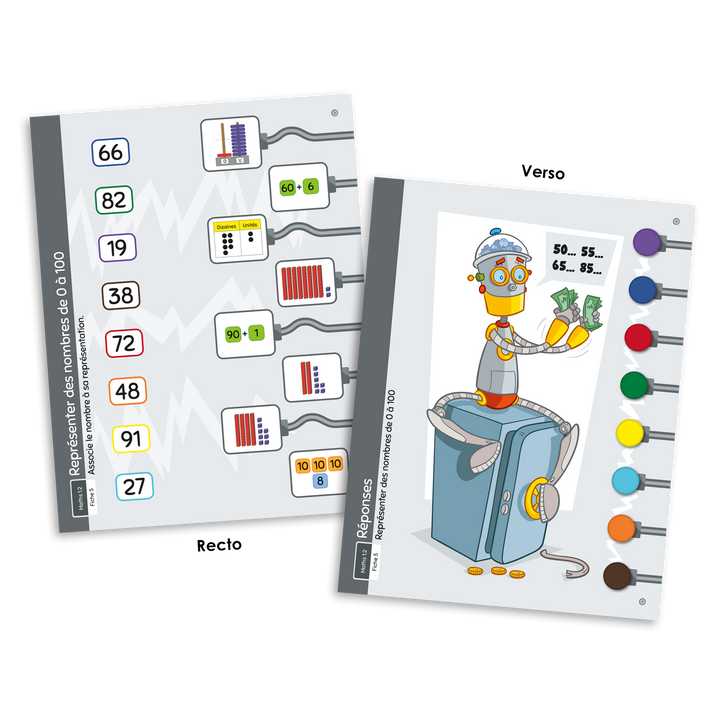 L'automate - Mathématiques 1.2 Numération de 0 à 100