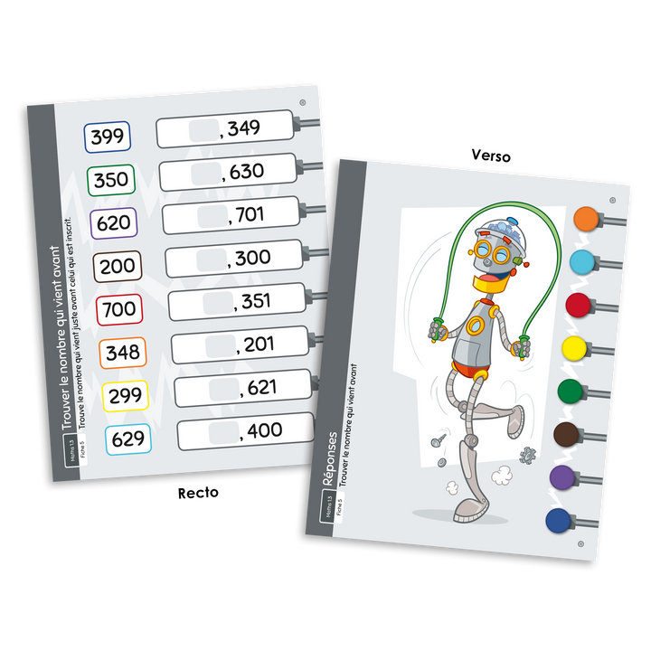 L'automate - Mathématiques 1.3 Numération de 0 à 1 000