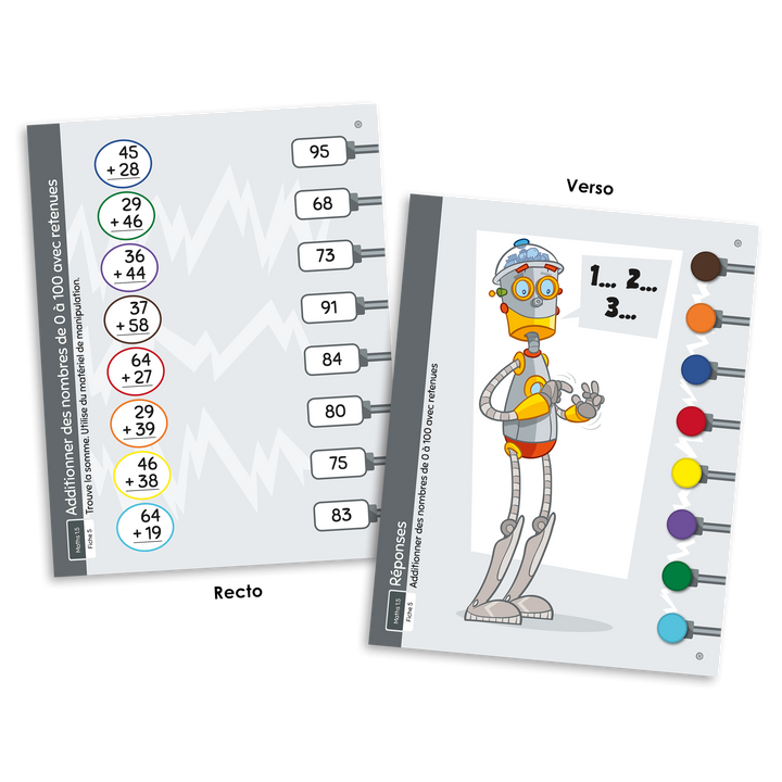 L'automate - Mathématiques 1.5 Opérations d’addition et de soustraction de 0 à 100 et de 0 à 1 000