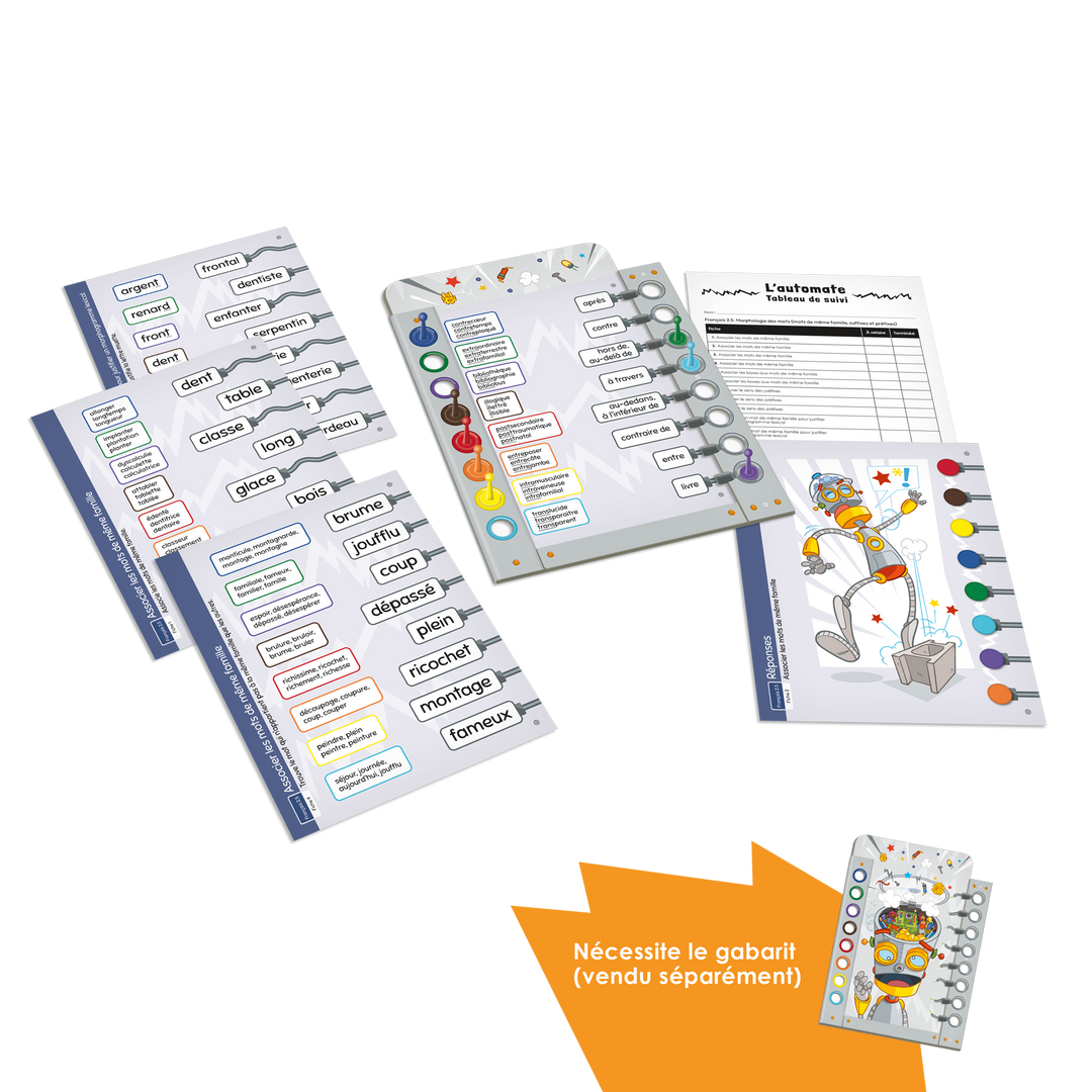 L'automate - Français 2.5 Morphologie des mots (mots de même famille, suffixes et préfixes)