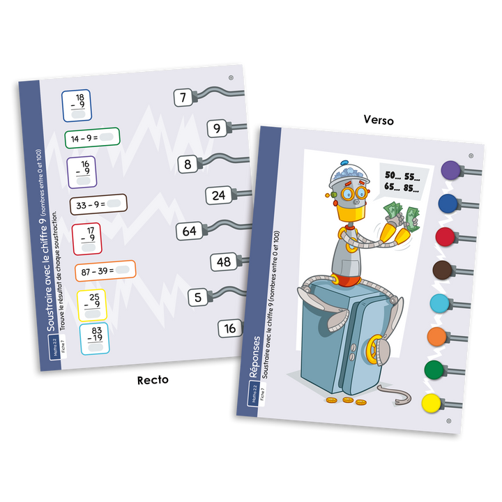 L'automate - Mathématiques 2.2 Opérations d'addition et de soustraction de 0 à 100 000