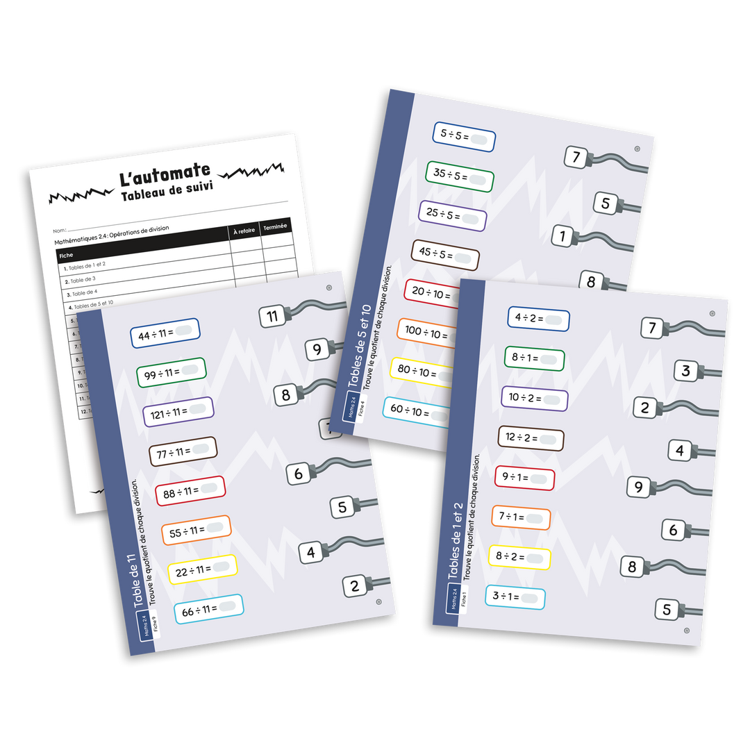 L'automate - Mathématiques 2.4 Opérations de division