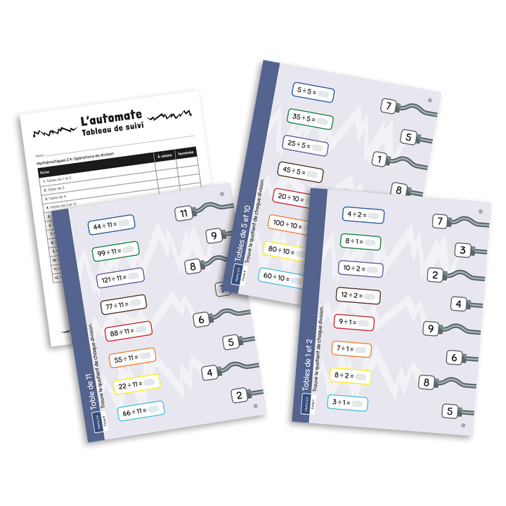 L'automate - Mathématiques 2.4 Opérations de division