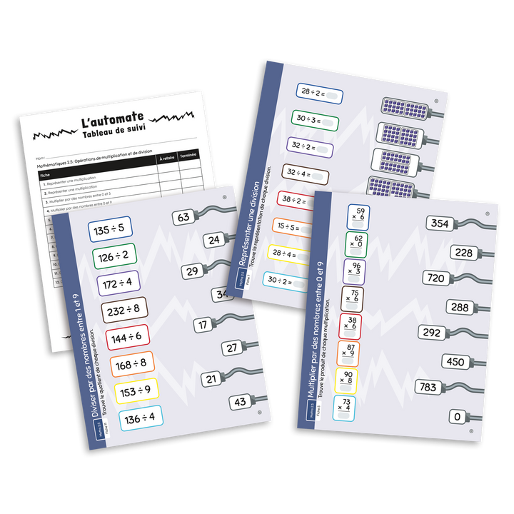 L'automate - Mathématiques 2.5 Opérations de multiplication et de division