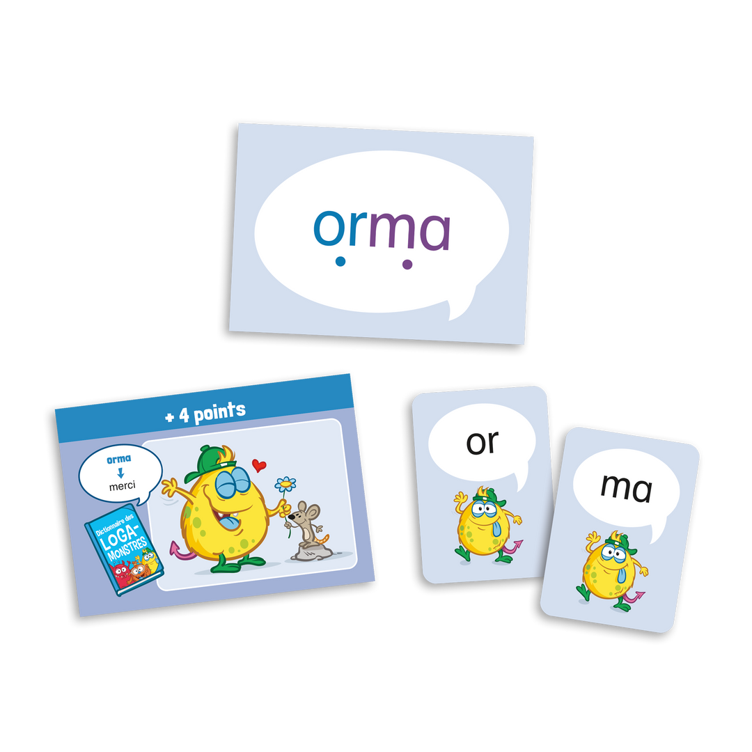 Logamonstre 2 : Graphèmes simples – VC/CV