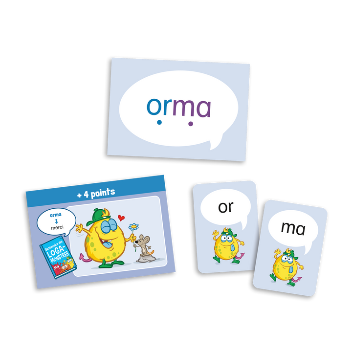 Logamonstre 2 : Graphèmes simples – VC/CV