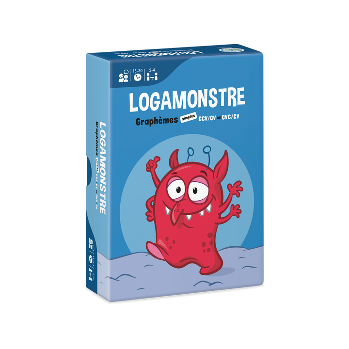 Logamonstre 3 : Graphèmes simples – CCV/CV ou CVC/CV