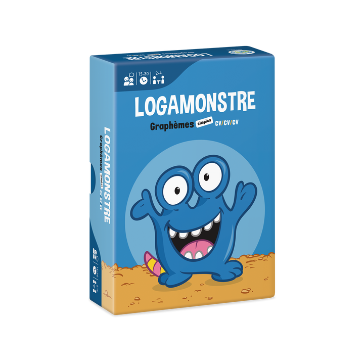 Logamonstre 4 : Graphèmes simples – CV/CV/CV