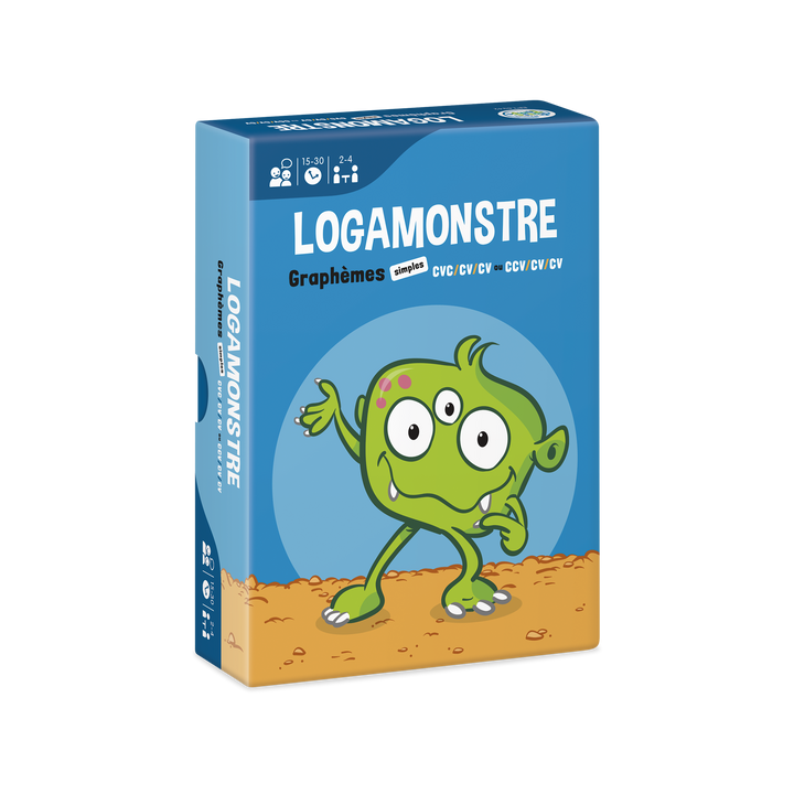 Logamonstre 6 : Graphèmes simples – CVC/CV/CV ou CCV/CV/CV