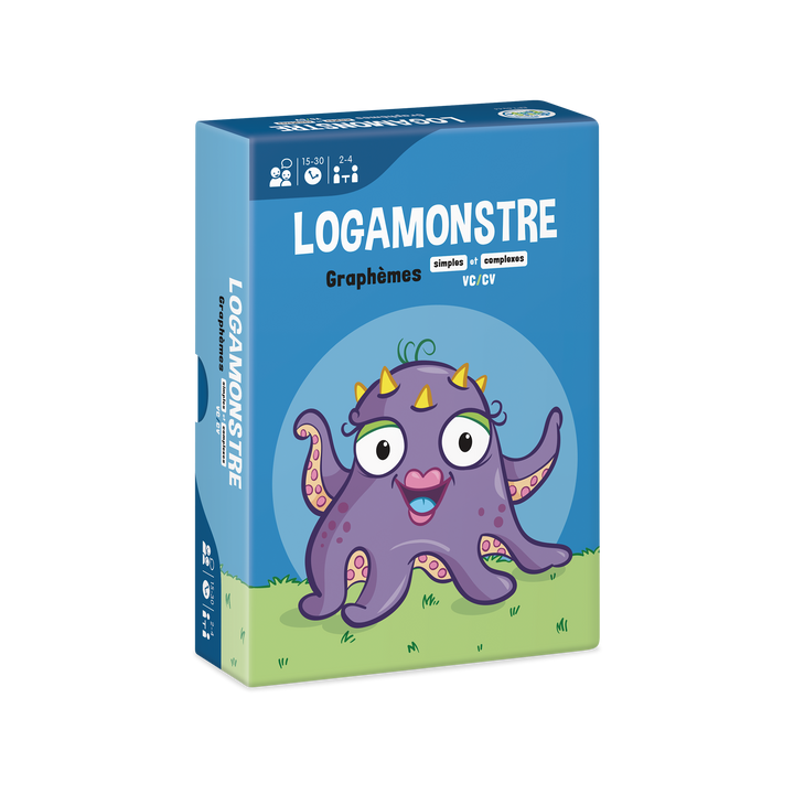 Logamonstre 8 : Graphèmes simples et complexes – VC/CV